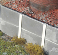 concrete fence concrete fence