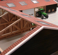 (Double) hollow tiles brick-red 1:32