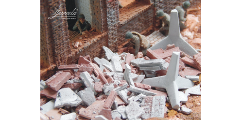 Panzersperre für Diorama Panzersperre für Diorama