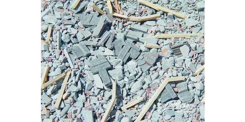 rubble in the box