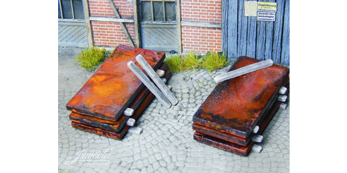 metal slabs load