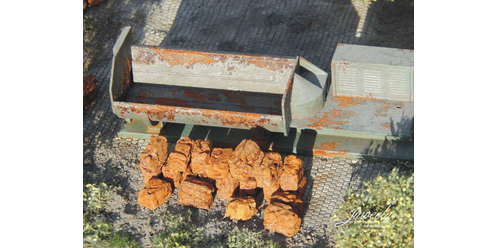 pressed scrap cars rusty