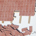 roof tiles heart style