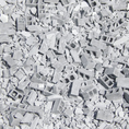 cinder blocks debris