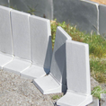 concrete L angle stones